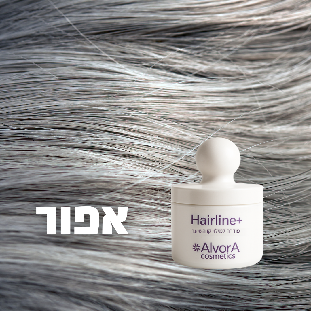 פודרה למילוי קו השיער מבית אלוורה hairline+