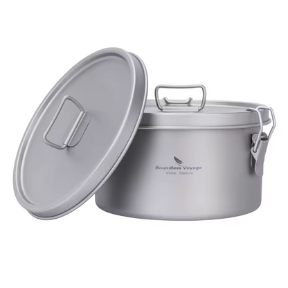 קופסאת אוכל מטיטניום יפני טהור