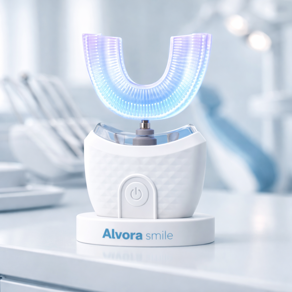 מברשת שיניים חשמלית 360-לצחצוח בלחיצת כפתור ושיניים לבנות