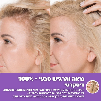 פודרה למילוי קו השיער מבית אלוורה hairline+