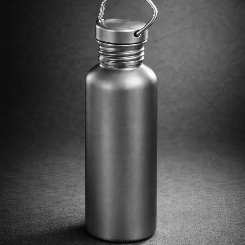 בקבוק שתייה מטיטניום טהור