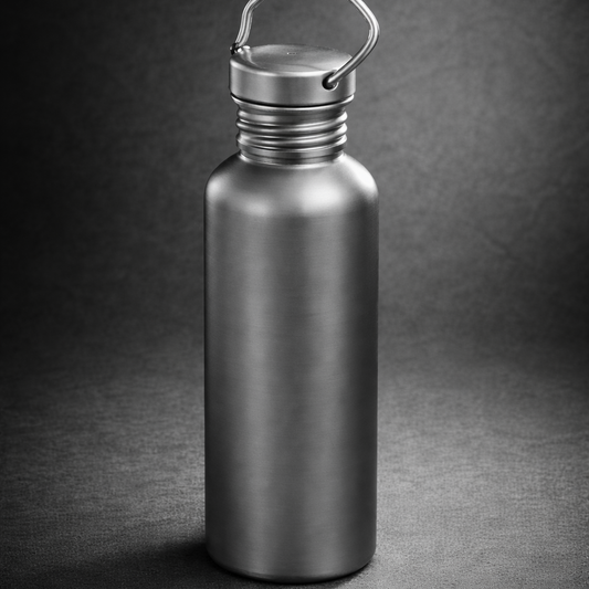 בקבוק שתייה מטיטניום טהור